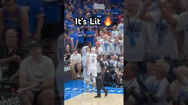 JDub got the Thunder fans on their feet…TWICE!