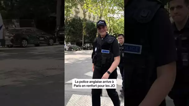 La police anglaise à Paris en renfort pour les JO #paris2024
