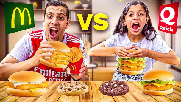 FILET-O-FISH MCDO vs QUICK ! ( Duel incroyable 🔥)