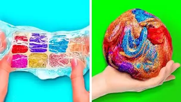 IDÉES RELAXANTES SPÉCIAL SLIME COLORÉ À ESSAYER À LA MAISON