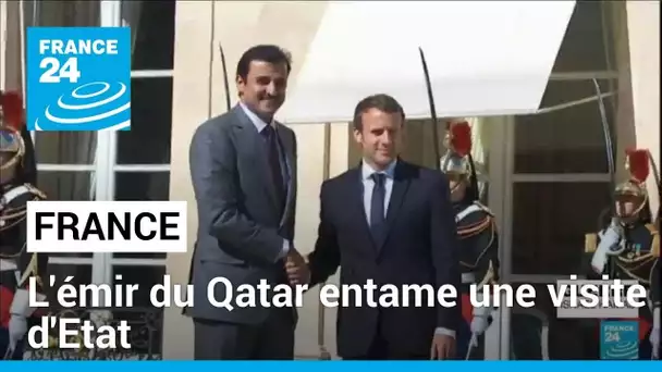 L'émir du Qatar entame une visite d'Etat en France • FRANCE 24