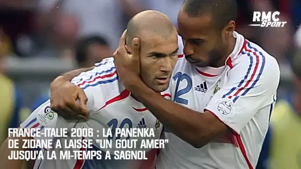 France-Italie 2006 : La panenka de Zidane a laissé "un goût amer" jusqu'à la mi-temps à Sagnol