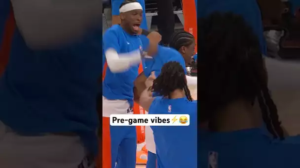 Great Mic’d Up Moments In OKC prior to game 1 vs the Mavericks! 😂🔥|#Shorts