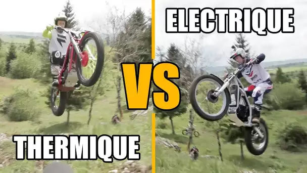 DEFI TRIAL : Moto Electrique VS Moto Thermique (feat. Bastien Hieyte & Julien Desbordes)