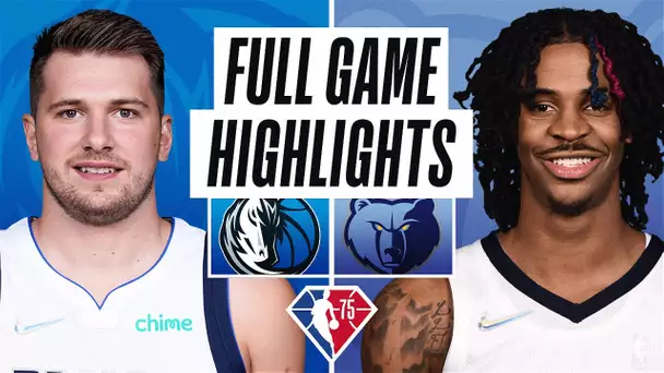 MAVERICKS at GRIZZLIES | FULL GAME HIGHLIGHTS | January 14, 2022