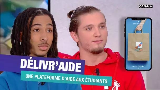 Delivr'aide : L'application qui livre gratuitement des kits alimentaires aux étudiants - CANAL+