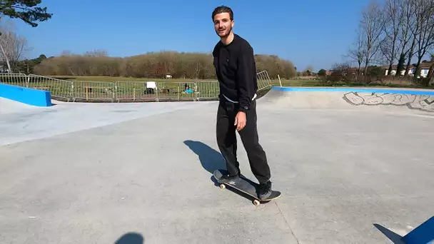 Skate : Vincent Milou, champion de France et d'Europe, se prépare pour les Jeux Olympiques de Paris