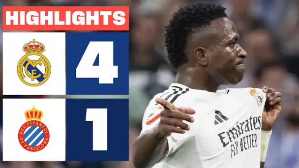 REAL MADRID 4 - 1 RCD ESPANYOL | RESUMEN LALIGA EA SPORTS