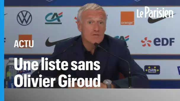 Football : Didier Deschamps dévoile une liste... sans Olivier Giroud