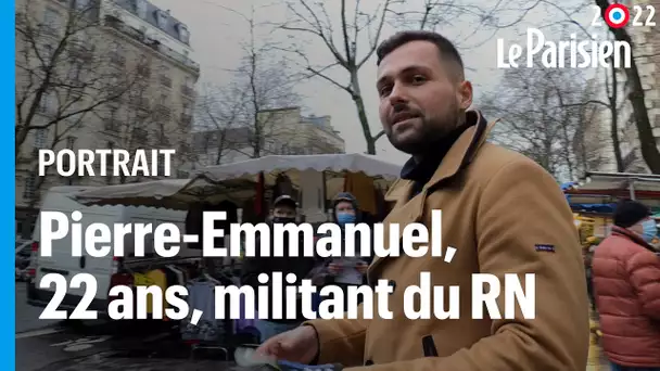 « Il faut être fier d'être français » selon Pierre-Emmanuel, 22 ans, jeune militant RN