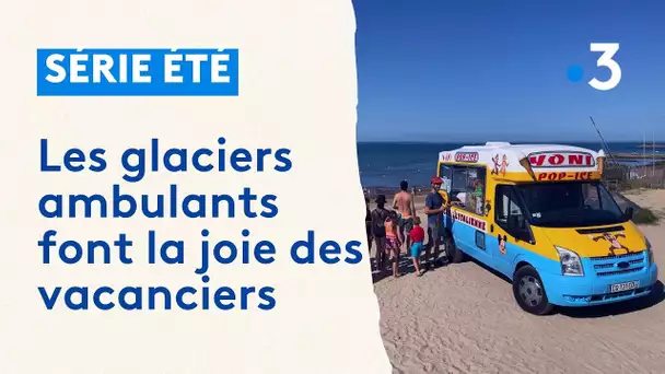 Les Abergel, père et fils, des glaciers ambulants qui font la joie des vacanciers