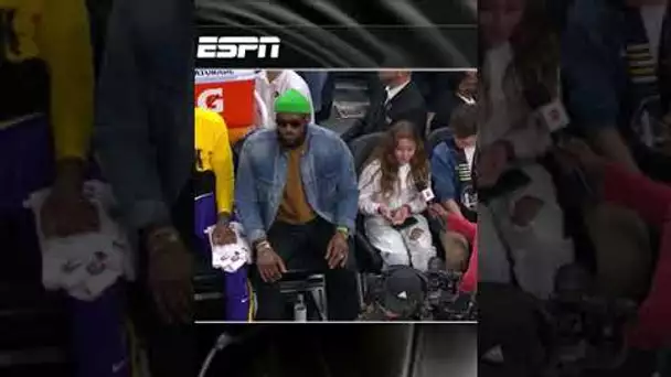 "This is the best moment of my life" - Young Fan Who Sat Next to LeBron James | #Shorts