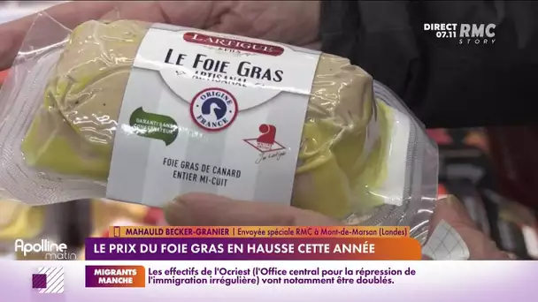 Le prix du foie gras est en hausse cet hiver