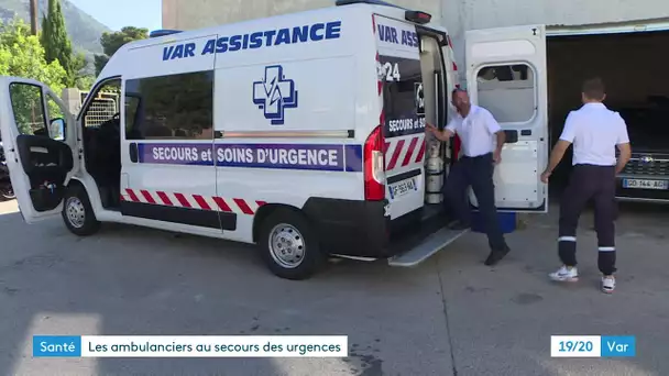 Var : les ambulanciers au soutien des urgences