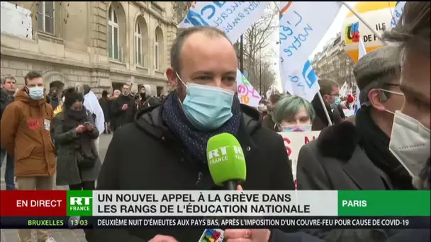 «On est dans une situation dramatique» : les enseignants manifestent dans les rues de Paris