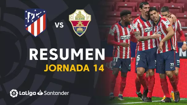 Resumen de Atlético de Madrid vs Elche CF (3-1)