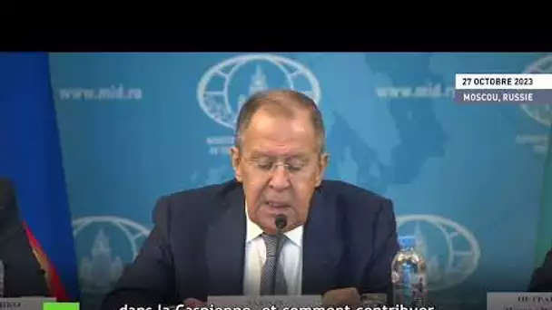 Eurasie : Lavrov souligne l'importance de la coopération dans la région de la Caspienne