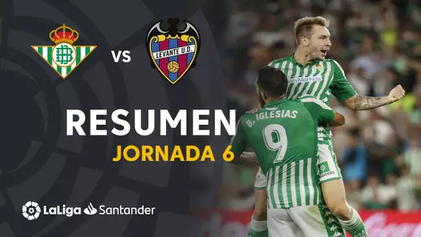 Resumen de Real Betis vs Levante UD (3-1)