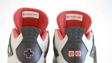 Freaker Sneaks vient de sortir des Air Jordan Nintendo NES avec de vrais boutons de manette !