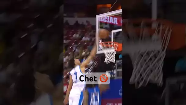 Chet Holmgren with the CHASE-DOWN Block! 😳| #Shorts
