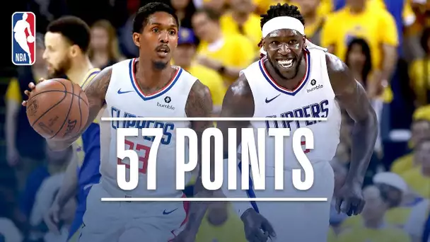 Lou Williams & Montrezl Harrell Come Up BIG Off the Bench! | April 24, 2019