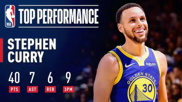 Stephen Curry Knocks Down 9 THREE-POINTERS | April 5, 2019
