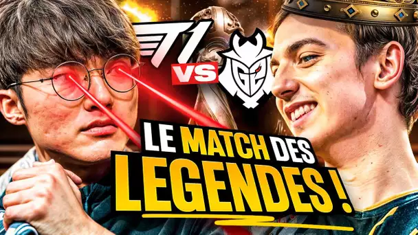 T1 vs G2🏆LE MATCH LE PLUS HYPE DES LÉGENDES ! (5 ANS D'ATTENDE POUR CE MOMENT! )