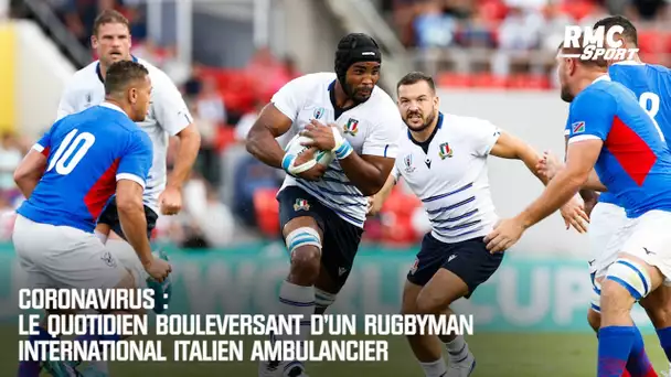 Coronavirus : Le quotidien bouleversant d'un rugbyman international italien ambulancier