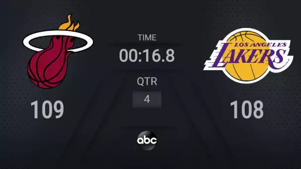 Heat @ Lakers Game 5 | NBA on ABC Live Scoreboard | #NBAFinals Presented by YouTube TV