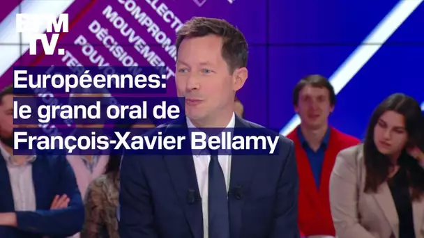 Européennes: le grand oral de François-Xavier Bellamy