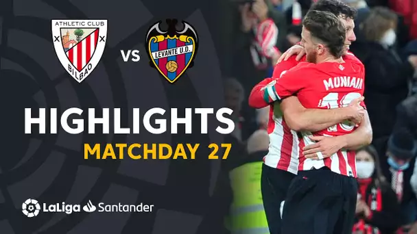 Resumen de Athletic Club vs Levante UD (3-1)