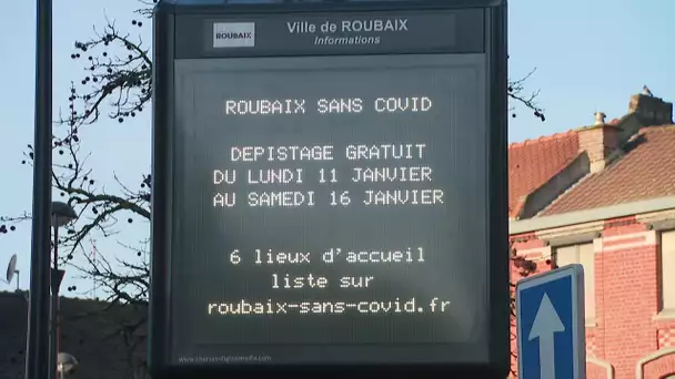 Roubaix : débuts timides pour la première journée de dépistage massif