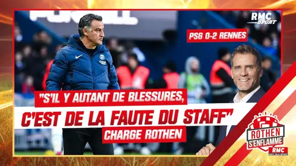 PSG 0-2 Rennes : "S'il y autant de blessés, c'est de la faute du staff", charge Rothen