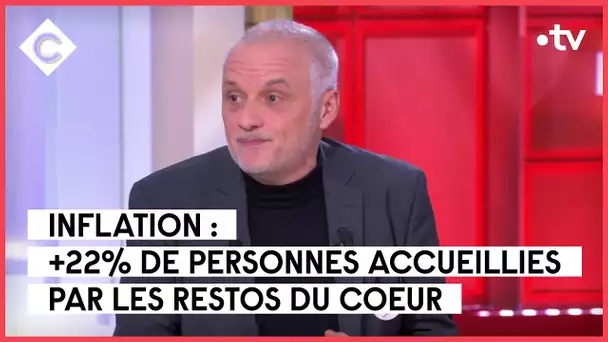 Inflation persistante des produits alimentaires - Patrice Douret - Le 5/5 - C à Vous - 28/02/2023