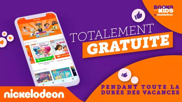 L'appli Books for Kids by NICKELODEON gratuite pendant les vacances 📚 | Nickelodeon France