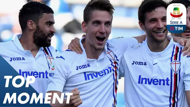 Praet scored Sampdoria's 4th goal of the day | Sassuolo 3-5 Sampdoria | Top Moment | Serie A