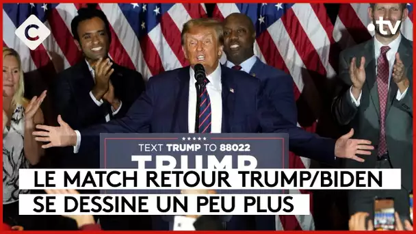 Le match retour Trump/Biden se dessine un peu plus - L’Édito - C à vous - 24/01/2024