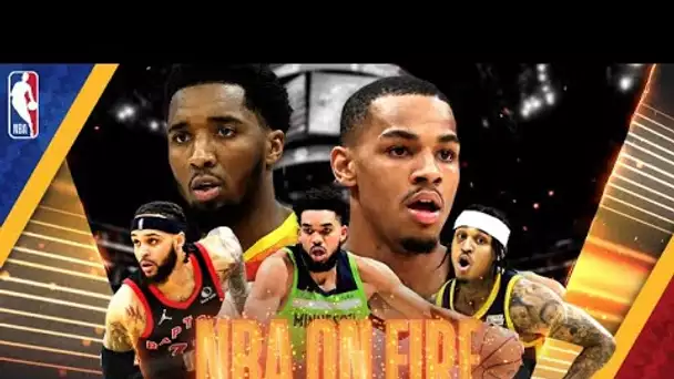 NBA on Fire feat. Gary Trent Jr, Jordan Clarkson, Jazz @ Spurs & Karl-Anthony Towns🔥