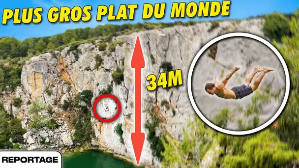 Il fait un plat ÉNORME de 34 m et bat le RECORD du MONDE du døds !