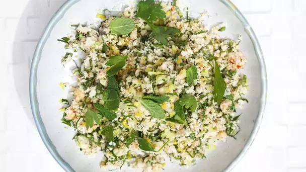 RECETTE #51 - Tabouleh de chou fleur aux fruits secs - Fabrice Mignot