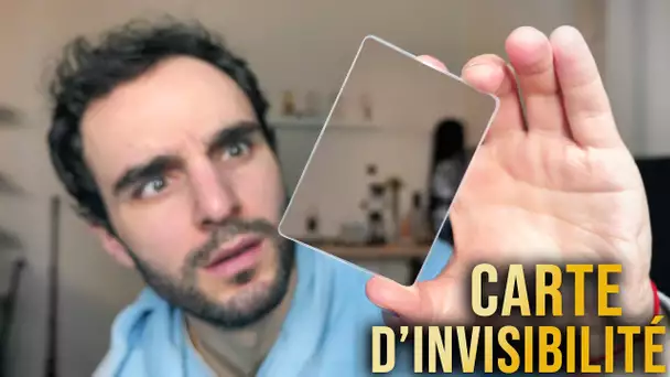 Cet objet vous rend invisible !