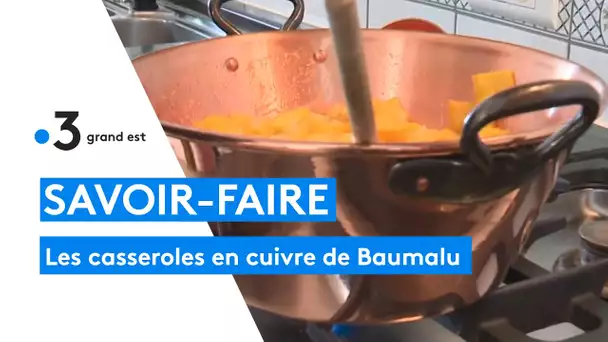 L'entreprise familiale Baumalu, l'une des dernières à fabriquer des casseroles et poêles en cuivre