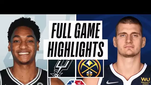 SPURS at NUGGETS | FULL GAME HIGHLIGHTS | April 5, 2022