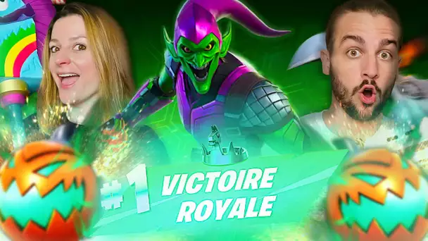 ON ACHETE LE NOUVEAU SKIN MARVEL SPIDER MAN : BOUFFON VERT ! FORTNITE DUO FR