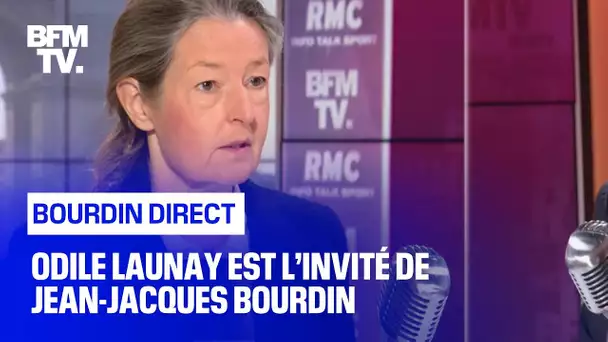 Odile Launay face à Jean-Jacques Bourdin en direct