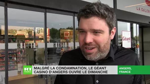 Angers : malgré la condamnation, le Géant Casino ouvre le dimanche