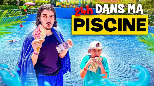 24H DANS MA NOUVELLE PISCINE GÉANTE ! 🔥 ( Avec des abonnés)