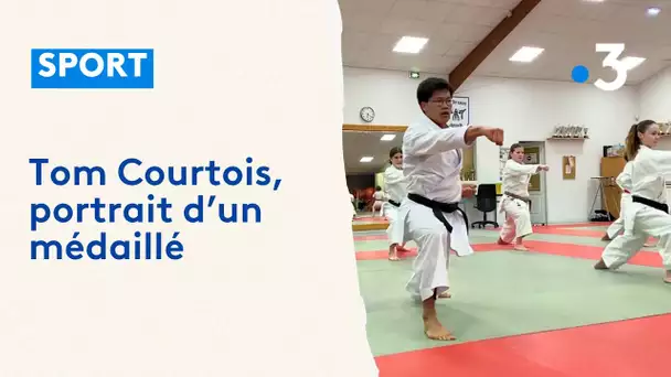 Tom Courtois, karateka en formation à Fontenay le Comte