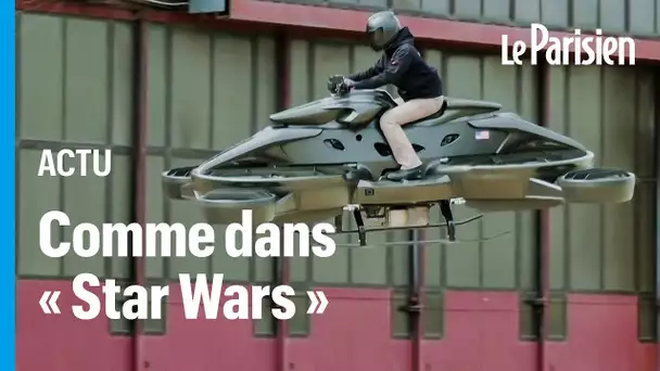 Un Américain teste l'un des premiers scooters des airs du monde