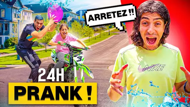 ON NE DOIT PAS CRIER PENDANT 24H 😡 ! ( 24H PRANK 🚨)